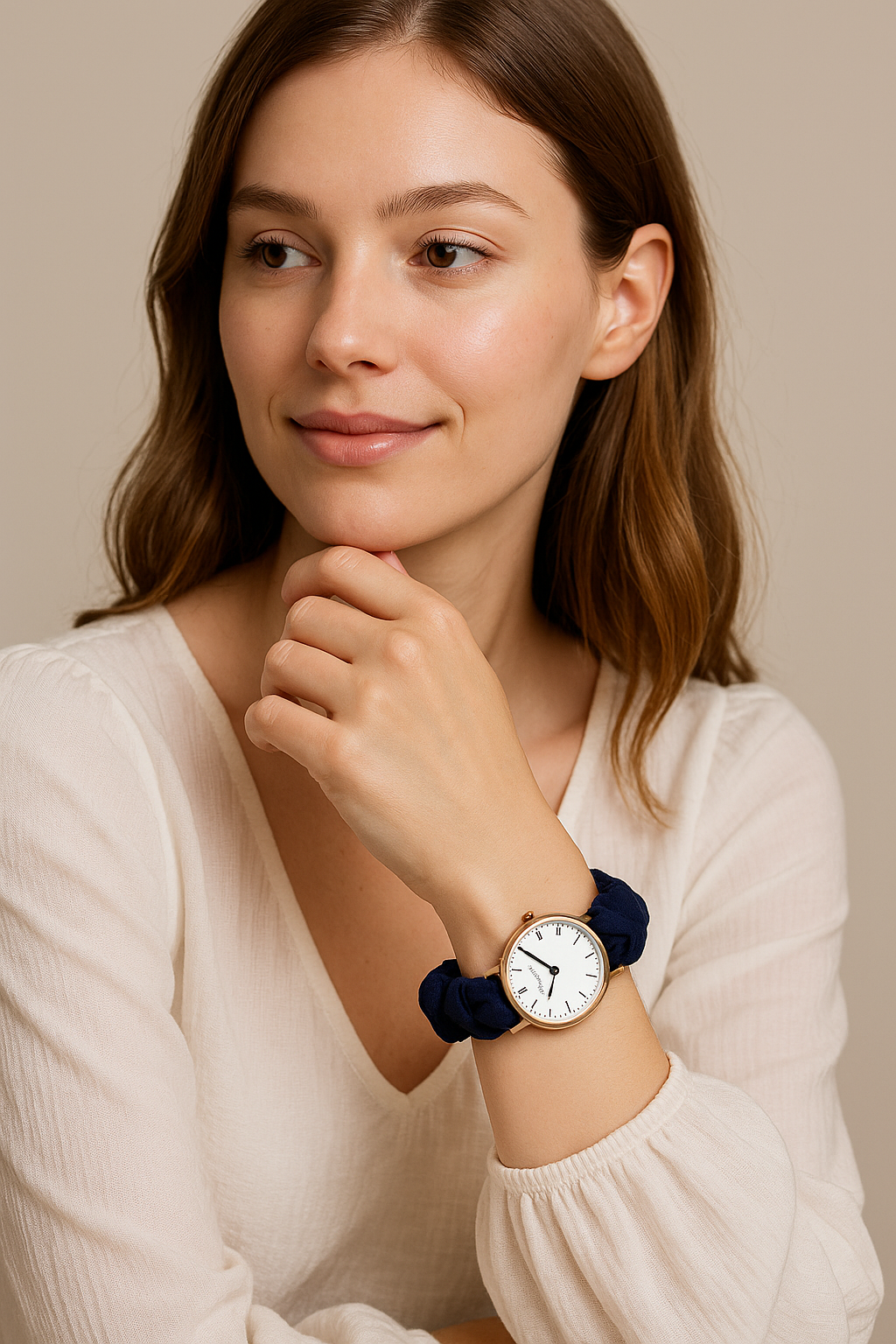 Water Resistant Round Analouge Watch