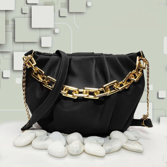 Women Plain Saddle Crossbody Bag