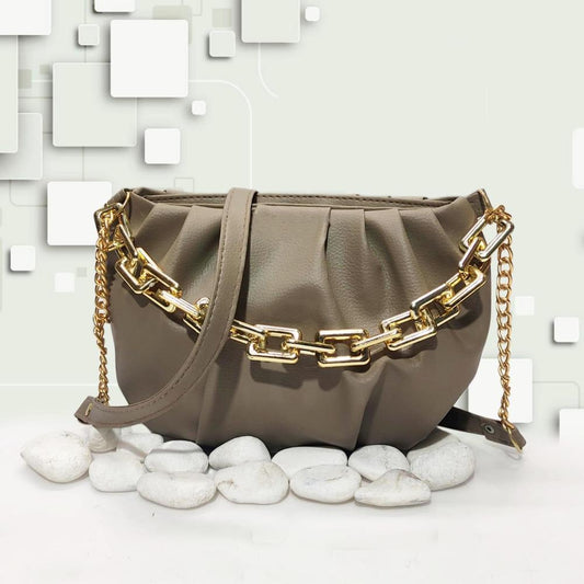 Women Plain Saddle Crossbody Bag