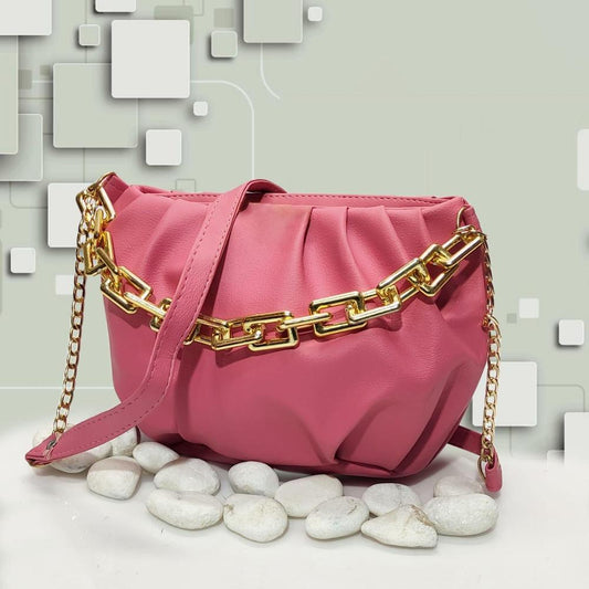 Women Plain Saddle Crossbody Bag